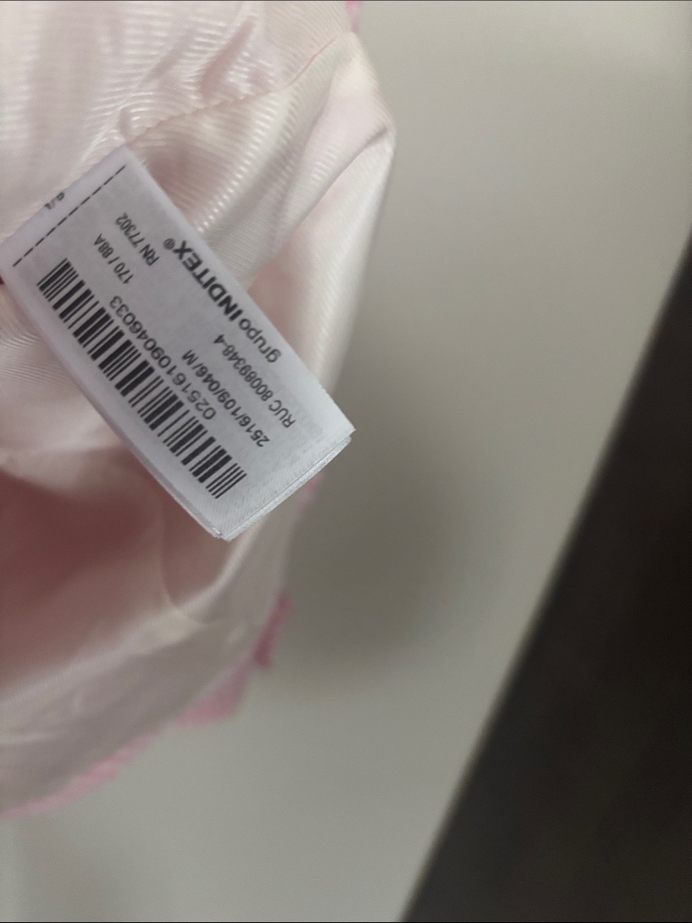 Zara Pink and white Button-Up Jacket - Picture 3 of 4